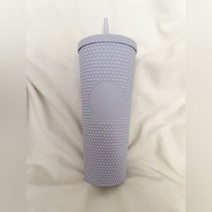 Starbucks Winter 2021 Matte Lilac Purple Lavender Studded Tumbler Venti 24oz